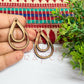 MDF Cutout for Earrings - Design 5- 1 Pair