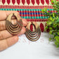 MDF Cutout for Earrings - Design 6- 1 Pair