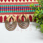MDF Cutout for Earrings - Design 6- 1 Pair