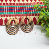MDF Cutout for Earrings - Design 6- 1 Pair
