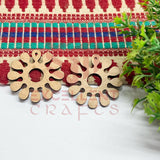 MDF Cutout for Earrings - Design 7- 1 Pair