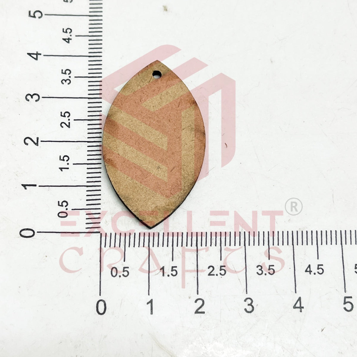 MDF Cutout for Earrings - Design 8- 1 Pair