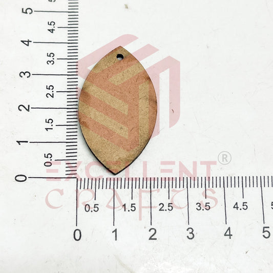 MDF Cutout for Earrings - Design 8- 1 Pair