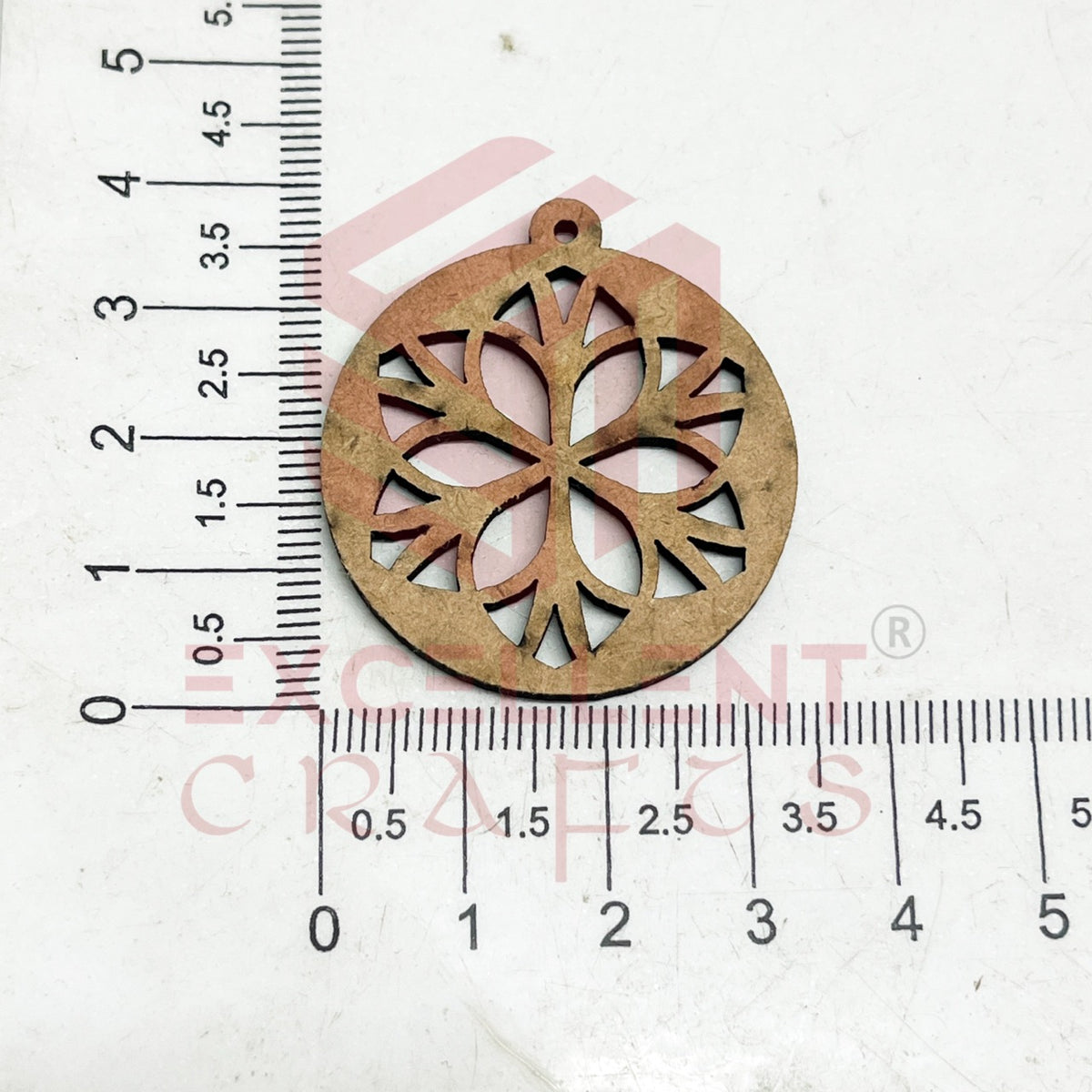 MDF Cutout for Earrings - Design 9- 1 Pair