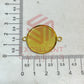 25mm Round Cabochon Tray Blank Connector