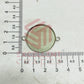 25mm Round Cabochon Tray Blank Connector