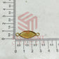 Eye Shape Cabochon Tray Blank Connector