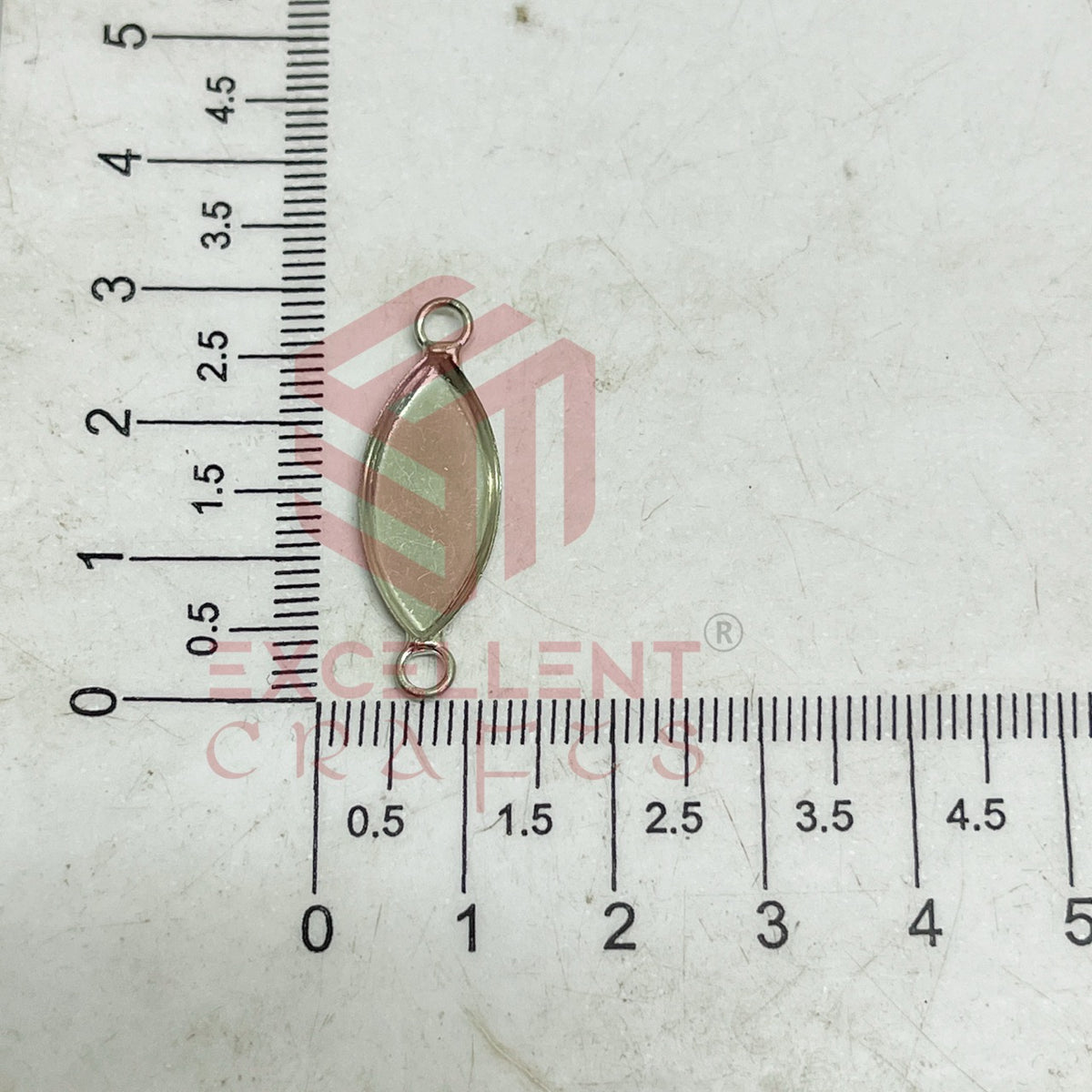 Eye Shape Cabochon Tray Blank Connector
