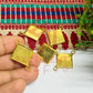 Rhombus Shape Cabochon Tray Blank Connector