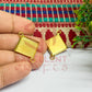 Rhombus Shape Cabochon Tray Blank Connector