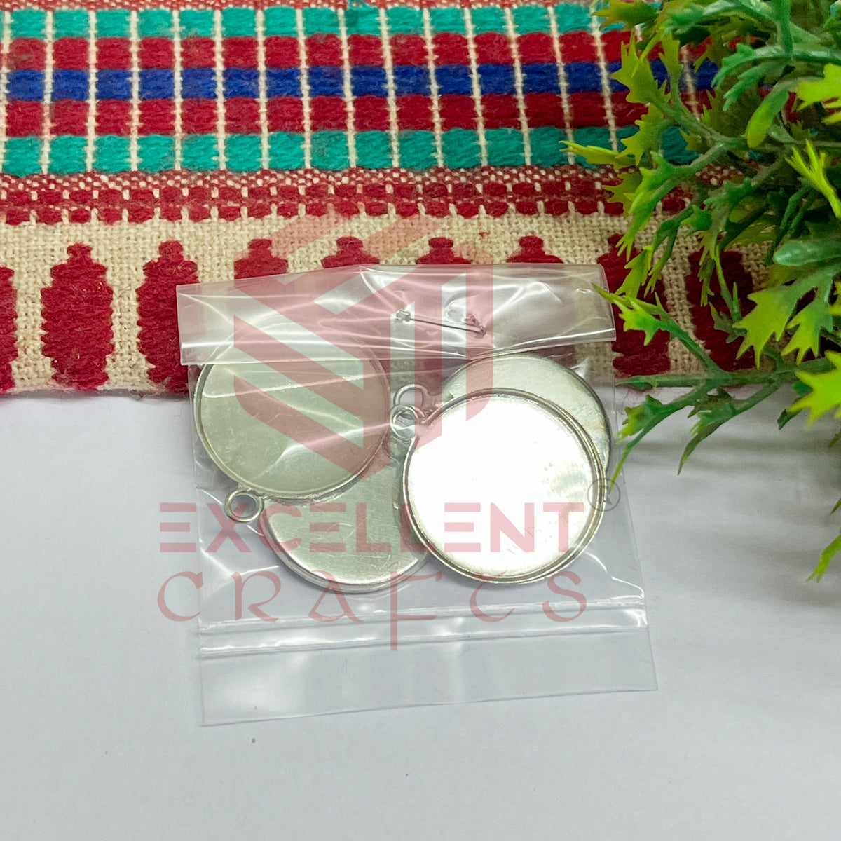 Round 20mm Metal Pendent Bezel