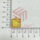 Square Metal Pendent Bezel