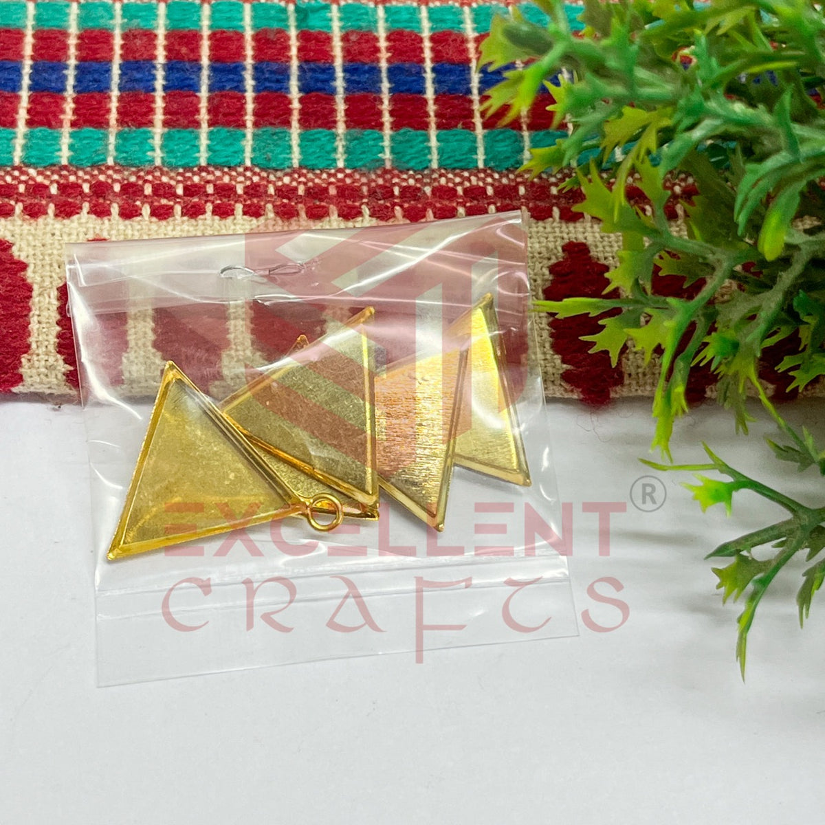 Triangle Metal Pendent Bezel