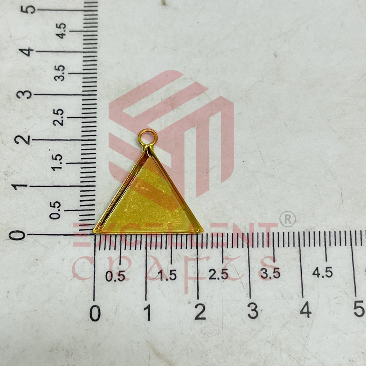 Triangle Metal Pendent Bezel