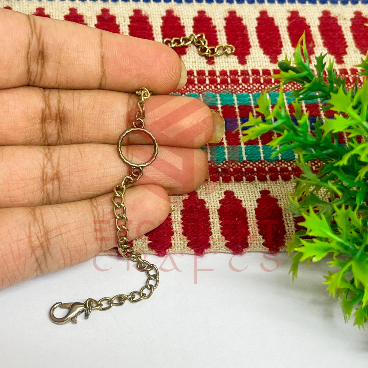 Round Nano Bracelet bezel Chain