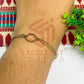 Round Nano Bracelet bezel Chain