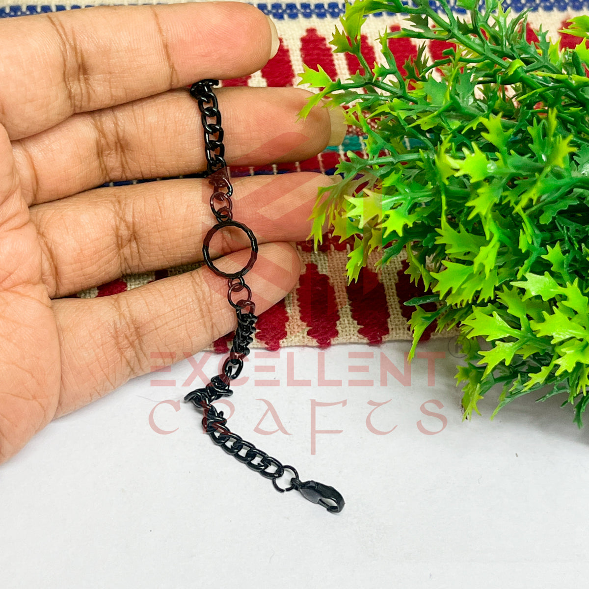 Round Nano Bracelet bezel Chain