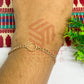 Round Nano Bracelet bezel Chain