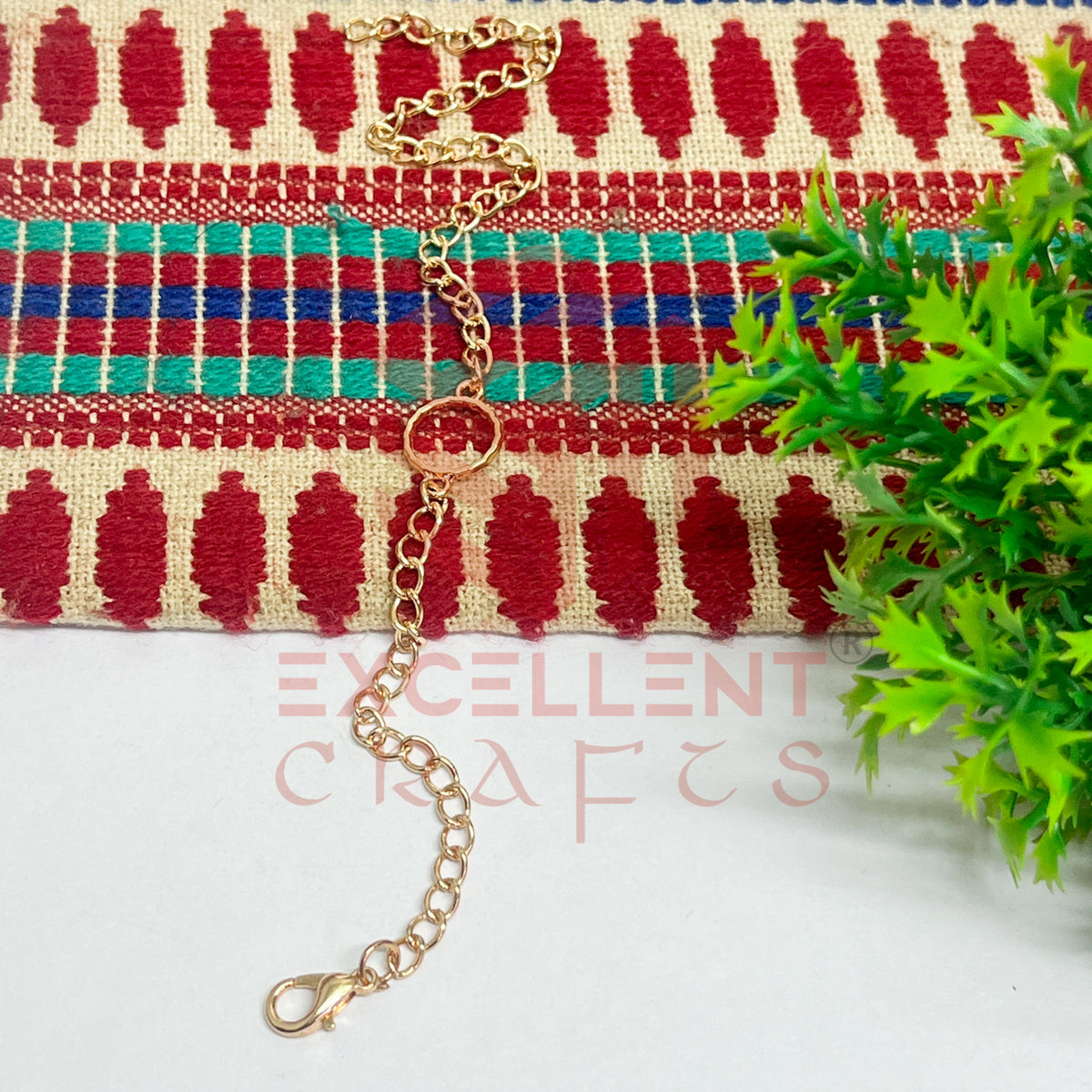 Round Nano Bracelet bezel Chain
