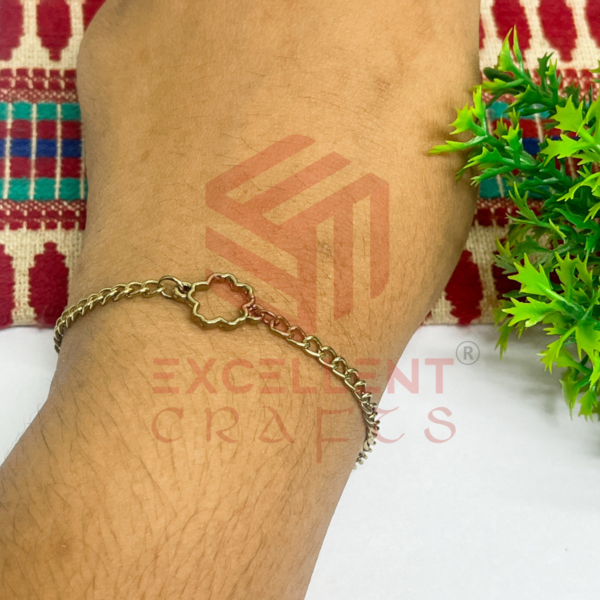 Flower Nano Bracelet bezel Chain