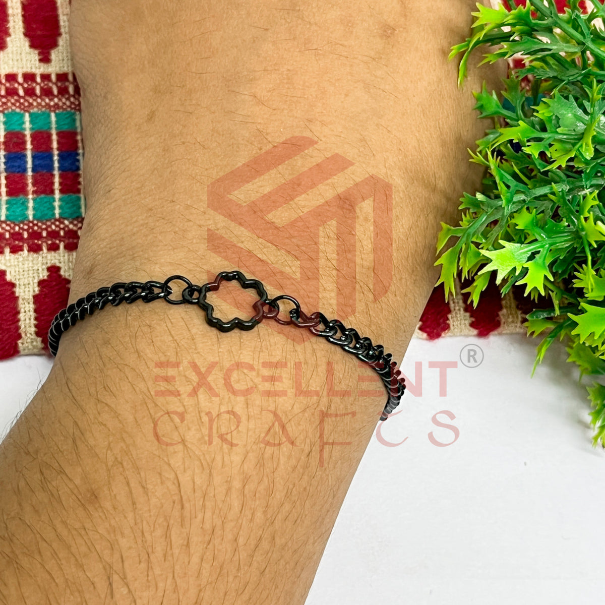 Flower Nano Bracelet bezel Chain