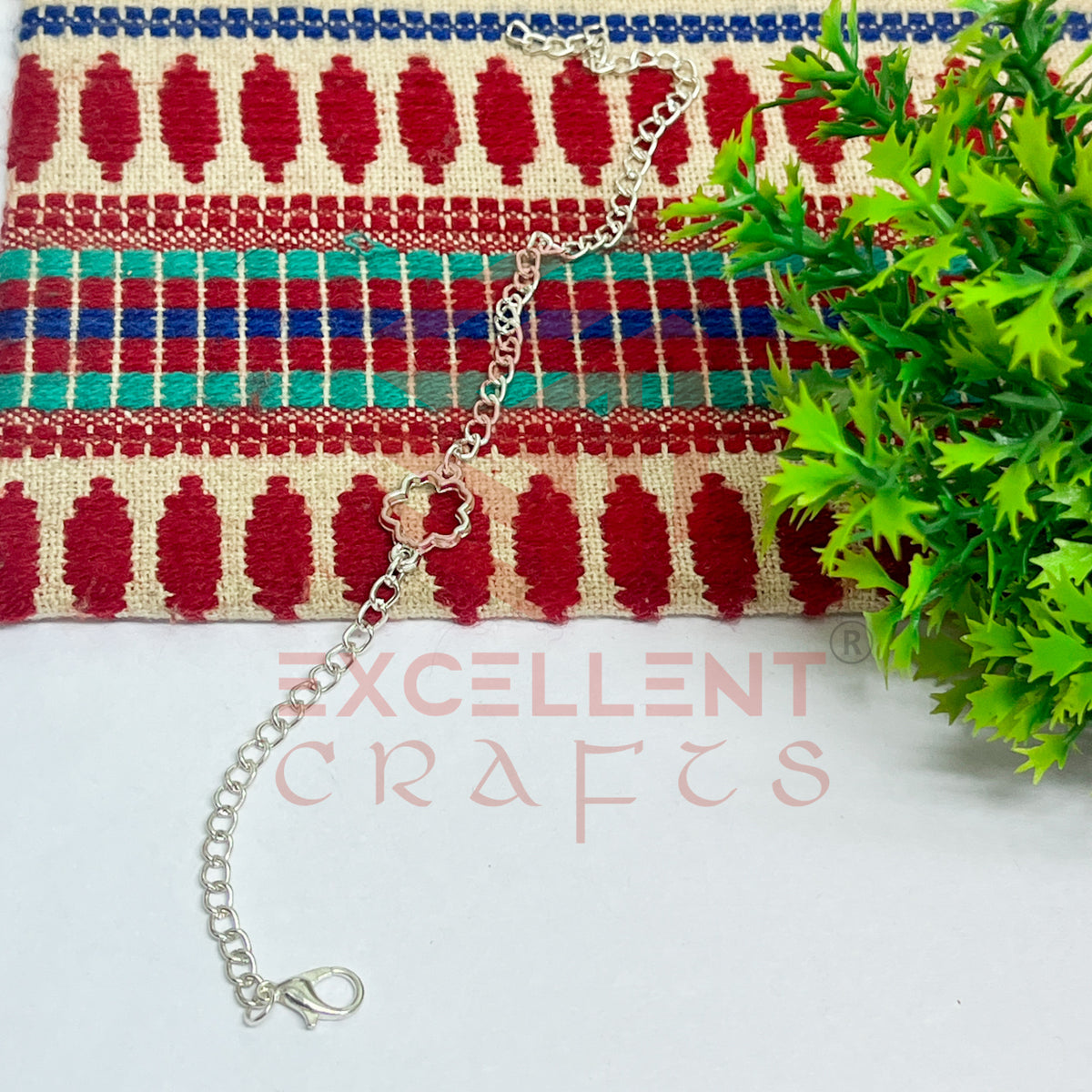 Flower Nano Bracelet bezel Chain