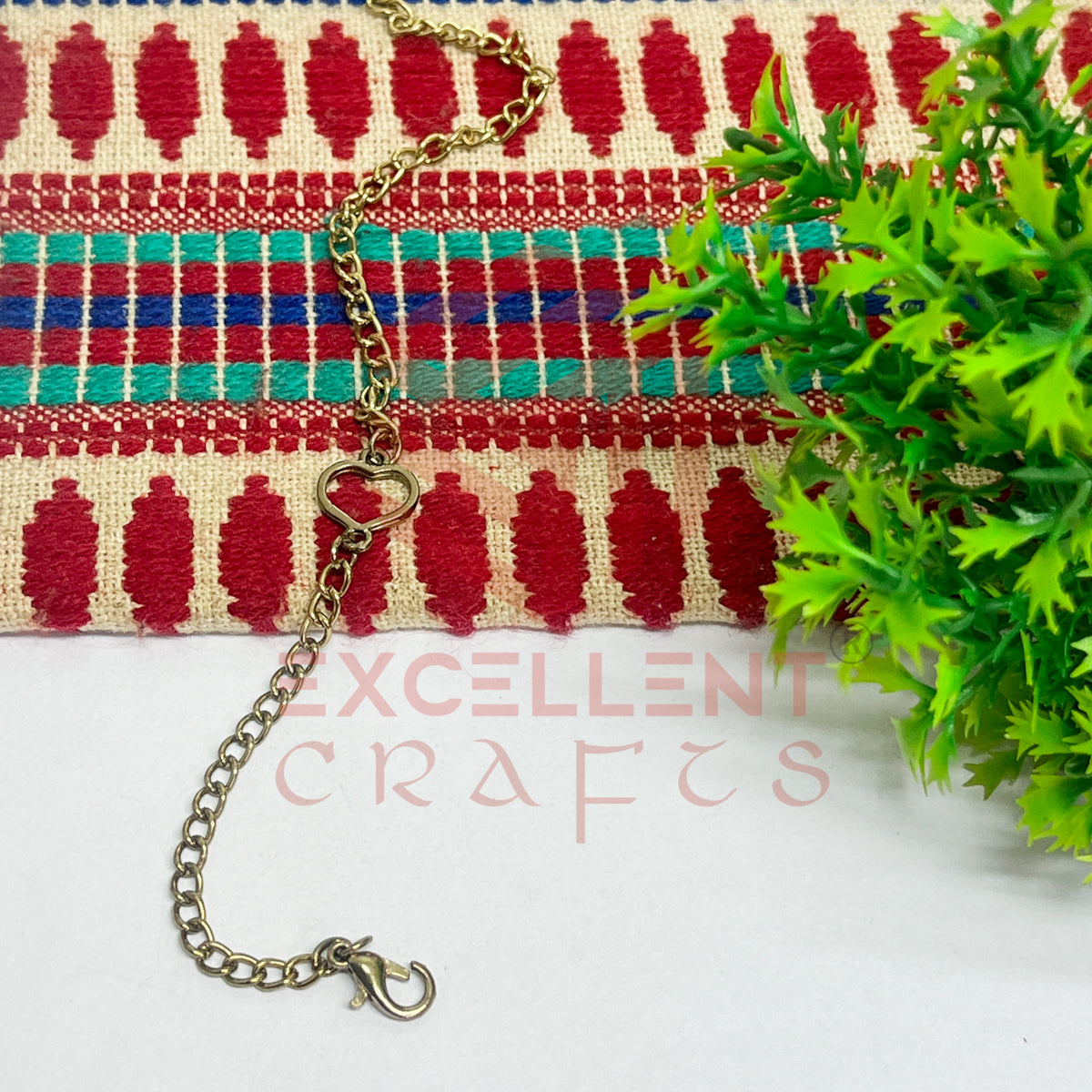 Heart Nano Bracelet bezel Chain