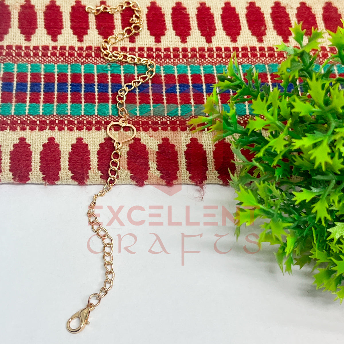Heart Nano Bracelet bezel Chain