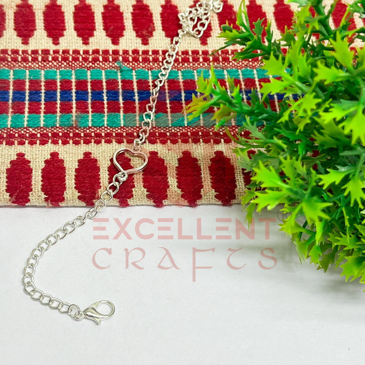 Heart Nano Bracelet bezel Chain
