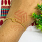 Heart Nano Bracelet bezel Chain