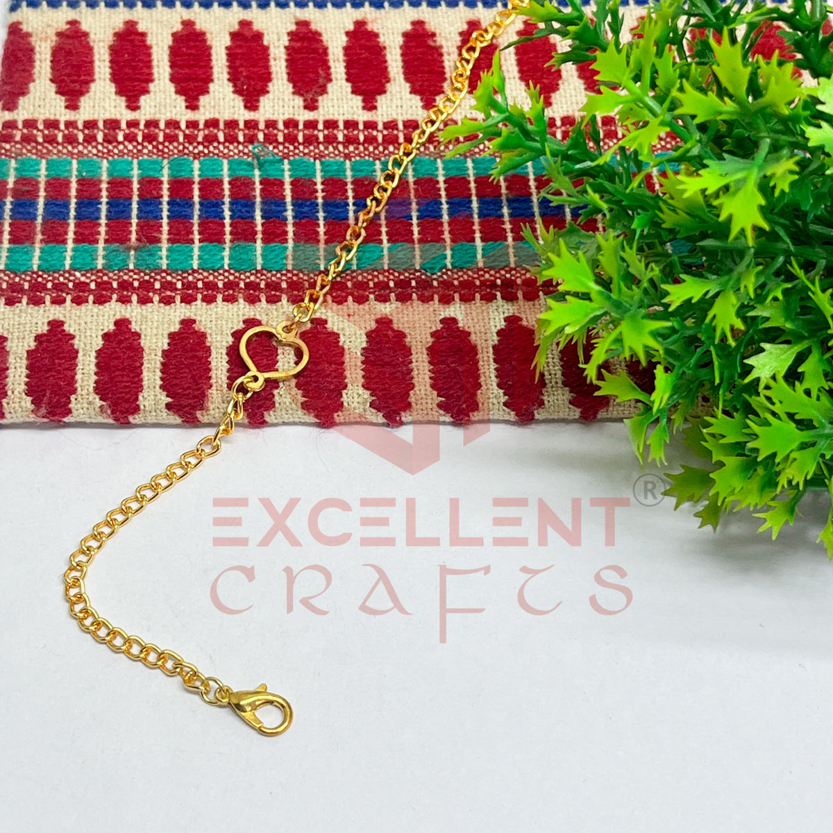 Heart Nano Bracelet bezel Chain