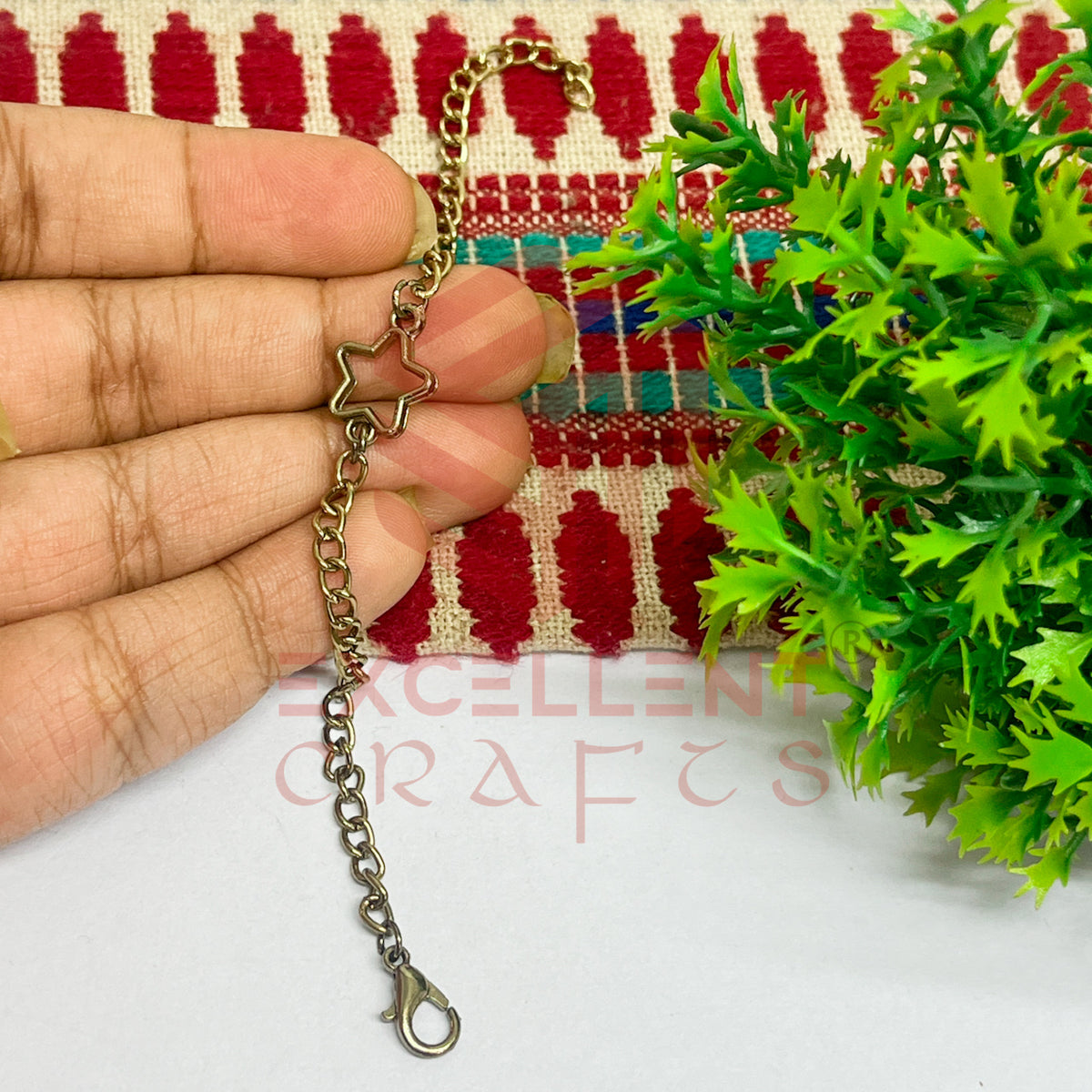 Star Nano Bracelet bezel Chain