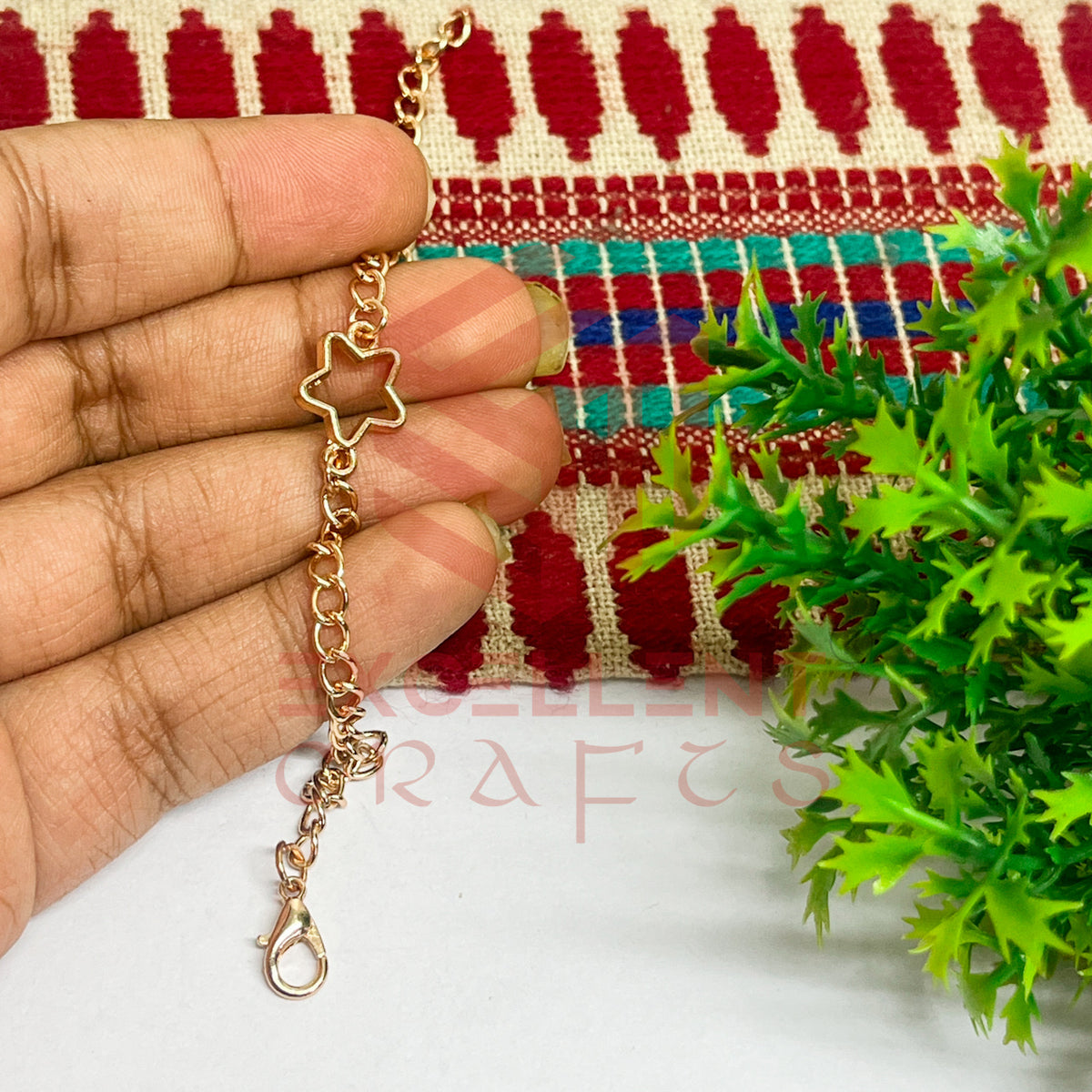 Star Nano Bracelet bezel Chain