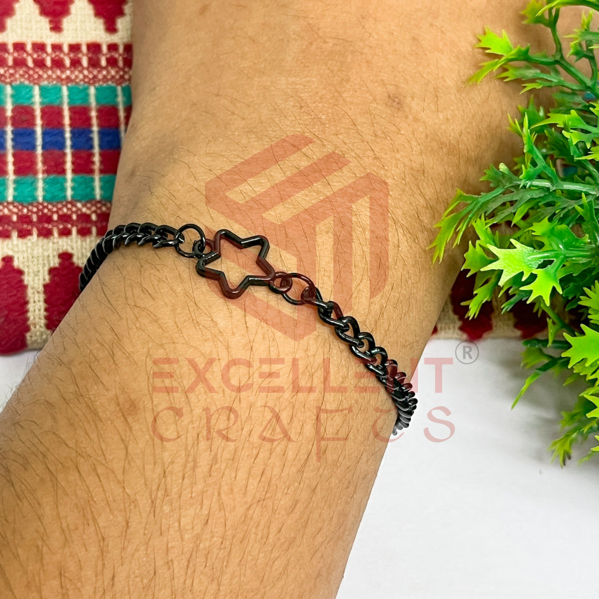 Star Nano Bracelet bezel Chain