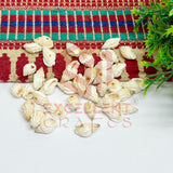 7x12mm Natural White Conch Shells with Hole (100pcs)