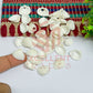 14x15mm Natural White Sea Shells with Hole (100pcs)