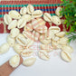 12x20mm One Hole Natural White Cowrie Shells (100pcs)