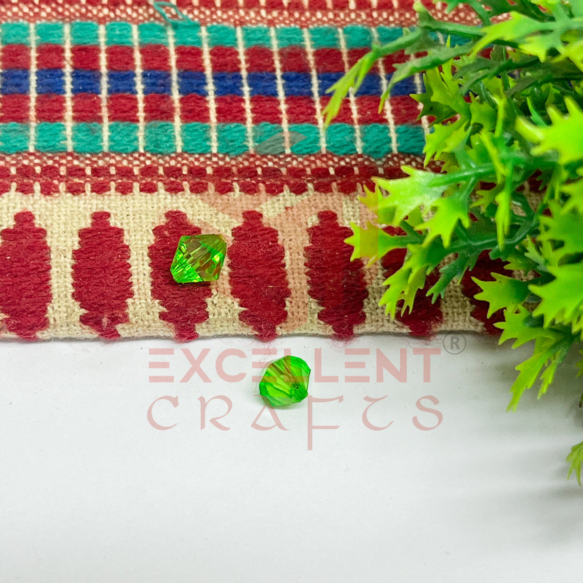 Plastic Beads Bicone-(100pcs Pack)-8mm