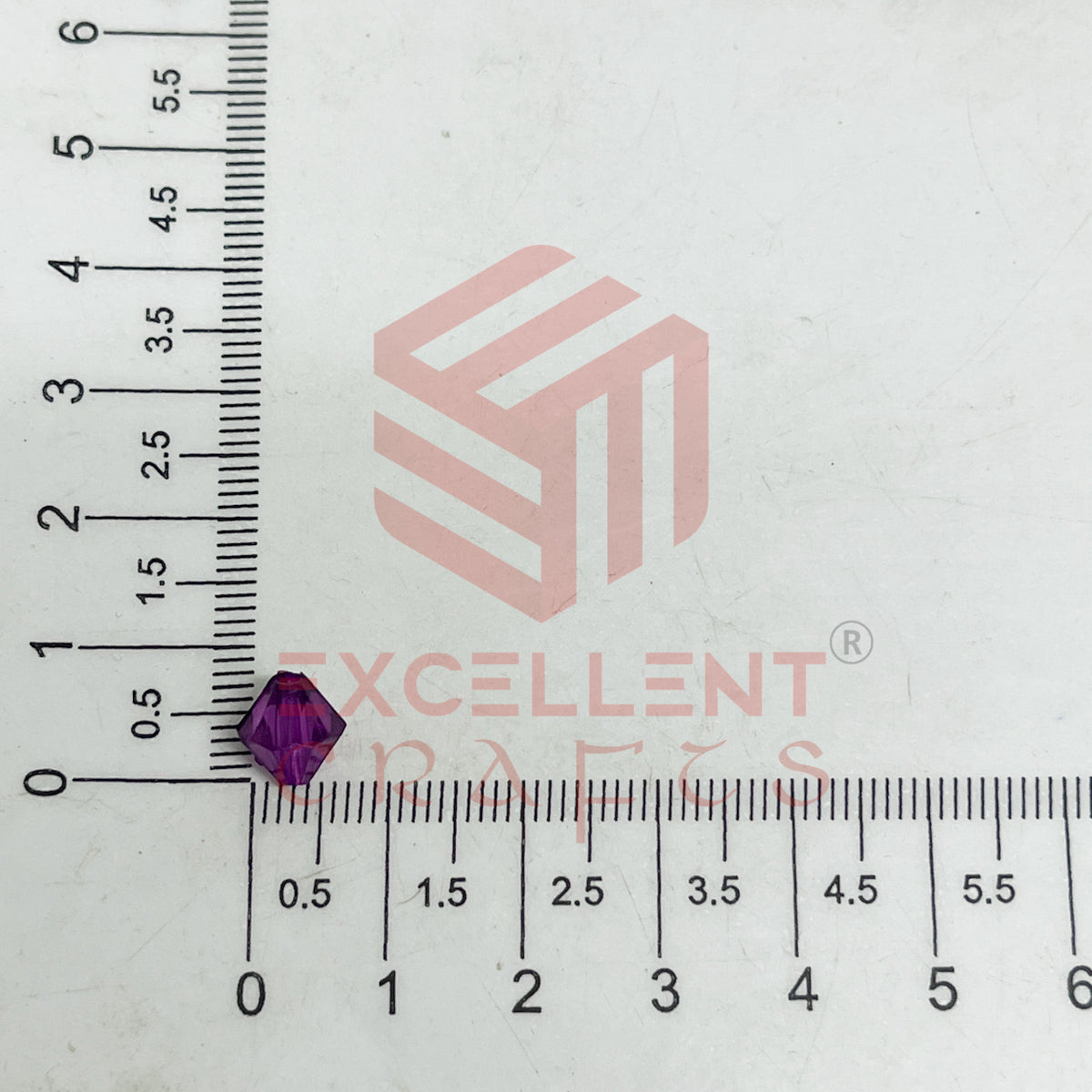 Plastic Beads Bicone-(100pcs Pack)-8mm