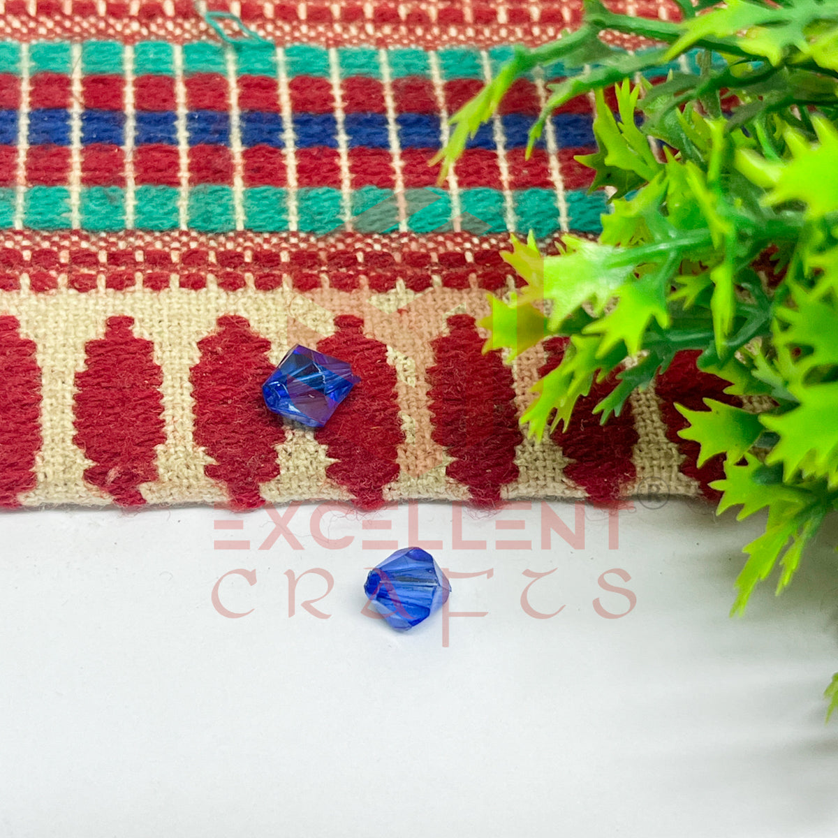 Plastic Beads Bicone-(100pcs Pack)-8mm