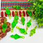 Plastic Beads Gada Design Big-(50pcs Pack)