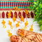 Plastic Beads Gada Design Small-(50pcs Pack)