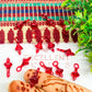 Plastic Beads Gada Design Small-(50pcs Pack)