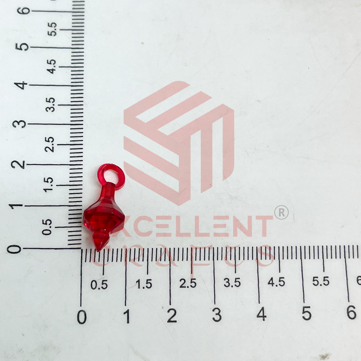 Plastic Beads Gada Design Small-(50pcs Pack)