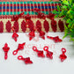 Plastic Beads Gada Design Small-(50pcs Pack)