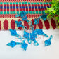Plastic Beads Gada Design Small-(50pcs Pack)