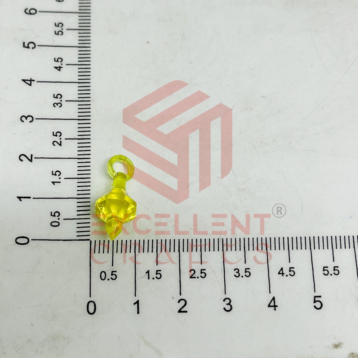 Plastic Beads Gada Design Small-(50pcs Pack)