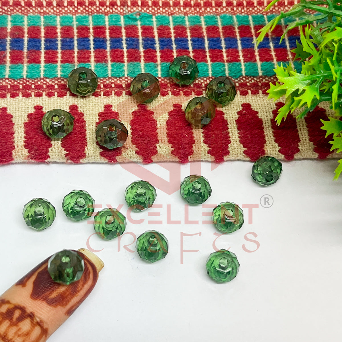 8mm Plastic Beads Round-(100pcs Pack)