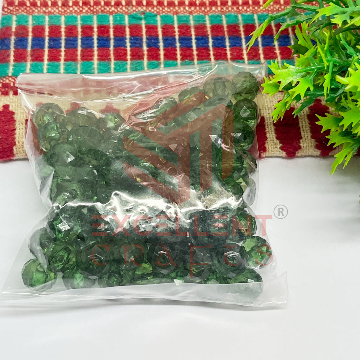 8mm Plastic Beads Round-(100pcs Pack)