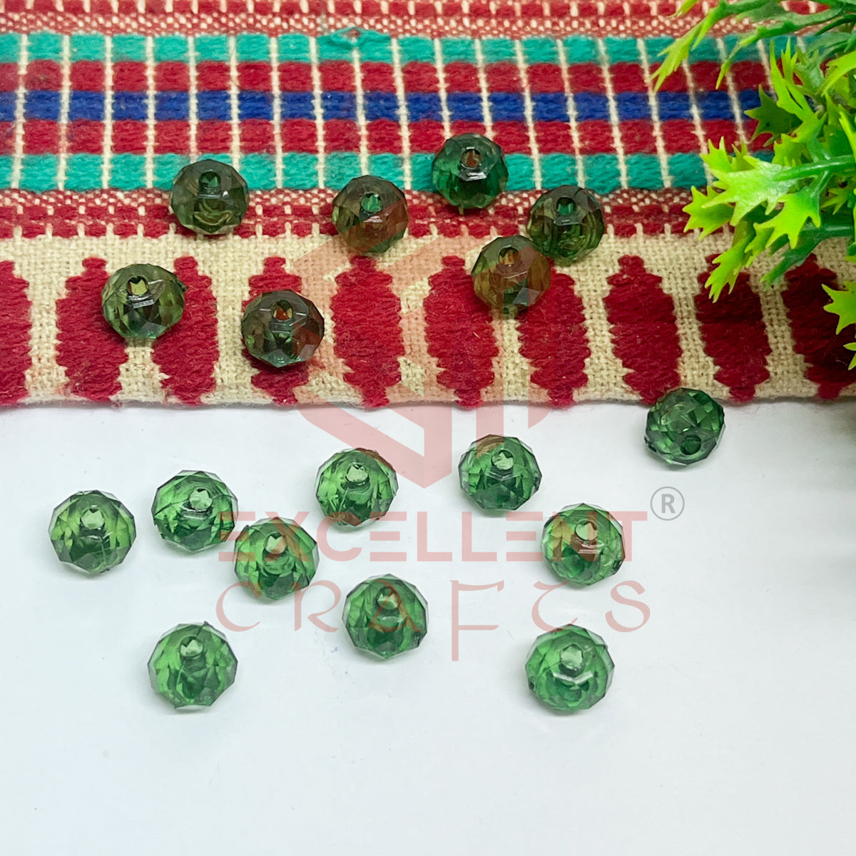 8mm Plastic Beads Round-(100pcs Pack)